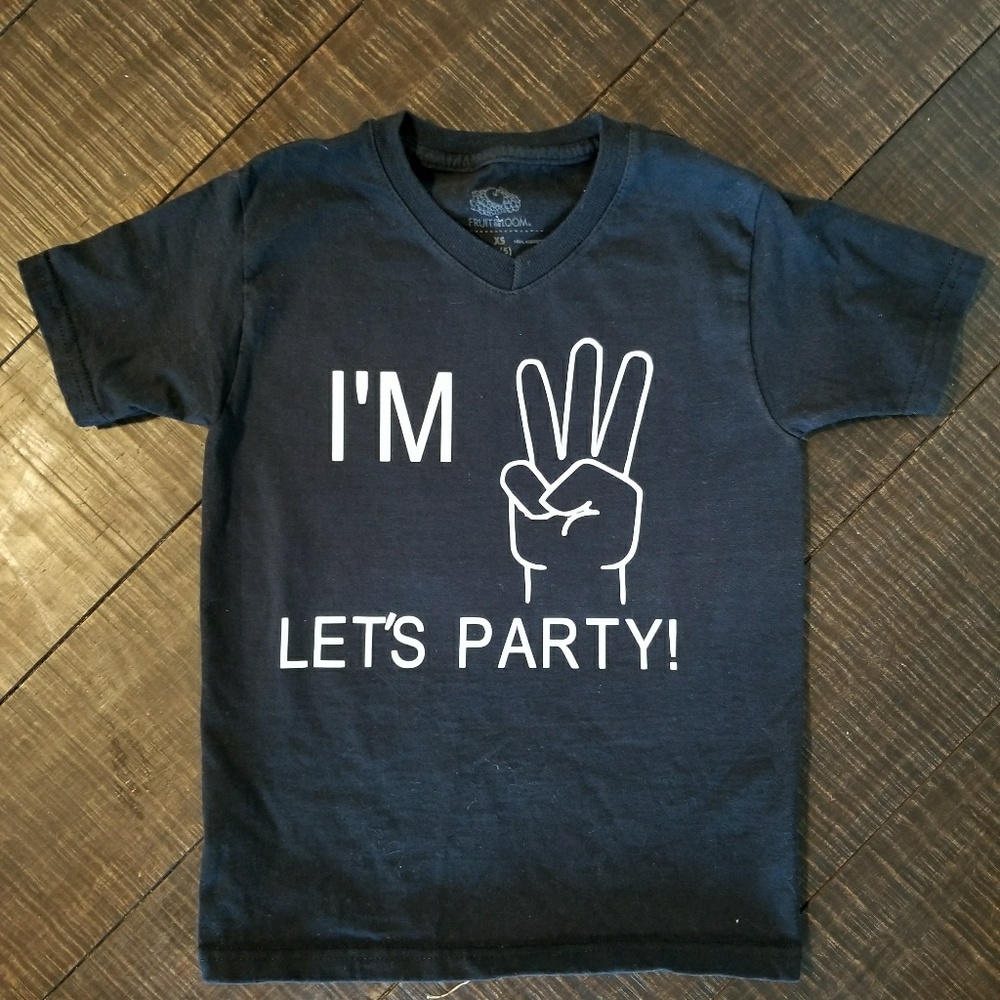 Customized birthday shirts can do any age!